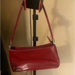 Small, simple red purse